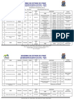 Quadro de Professores Uespi