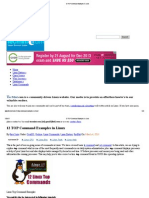 12 TOP Command Examples in Linux PDF