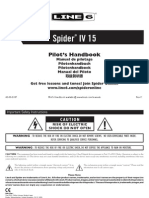 Line 6 Spider IV 15 Pilot's Guide