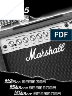 Marshall MG15CD MG15CDR MG15DFX Users Manual