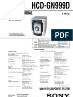 Sony Hcd-gn999d Mhc-gn999d Gn999ds Ver-1.0 SM