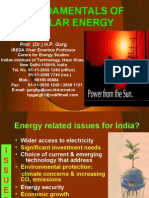 Fundamental of Solar Energy