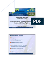 Advances in Design-Installation-Operation Analysis of Offshore Pipelines - Giertsen