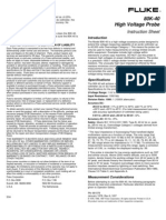 80K-40 High Voltage Probe: Instruction Sheet