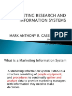 Marketing Research and