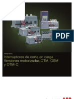 Interruptores de Corte en Carga OTM - OSM - OTM-C