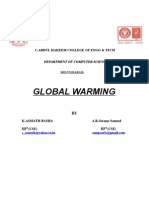 Global Warming: C.Abdul Hakeem College of Engg & Tech