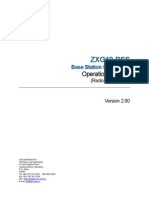 ZTE GSM BTS Operational Template PDF