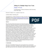 Gear Defect Modeling of A Multiple