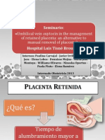 Retención de Placenta