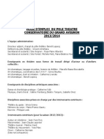 Mode D'emploi Du Pôle Théâtre