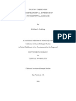 TRUSTING THE PROCESS - The Developmental Experience of Psychospiritual Guidance