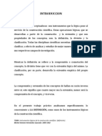 Instrumentos Lógicos de La Construcción Científica (Definición)