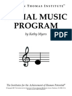 Initial Music Program: by Kathy Myers