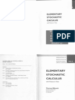 Elementary Stochastic Calculus With Finance in View