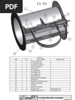 1 / 2 3 12 KW Alternator Mounting Assembly: Designed Format Date 3 - Dynamoonpipe2.Idw