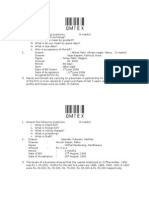 Accounts Test No. 3