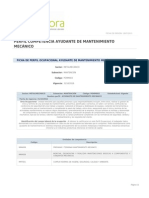 Perfil Competencia Ayudante de Mantenimiento Mecanico