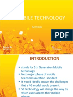 5g Mobile Technology PPT