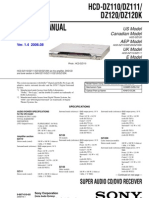 Hcd-dz110, Dz111, Dz120 Dz120k Ver1.4