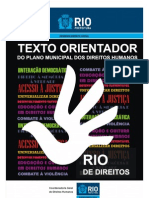 Texto Orientador Do Plano Municipal Dos Direitos Humanos RJ