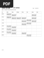 Faculty's Time Table: Sunil Sharma 16727