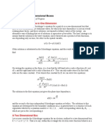 Particles in Two-Dimensional Boxes: Separation of Variables in One Dimension