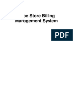 Shoe Store Billing Management System