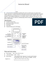 Digital Timer DT4B1C - Manual