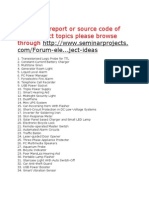 To Get Full Report or Source Code of Each Project Topics Please Browse Through