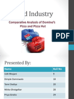 Comparative Analysis of Domino's Pizza and Pizza Hut