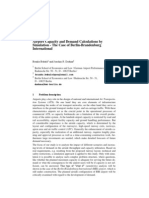 Airport Capacity and Demand Calculations by Simulation - Extended Abstract