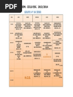 I SEM. CICLO ESC. 2013/2014: Grupo 4° 04 Irnr