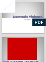 Domestic Violence The Effects On Children