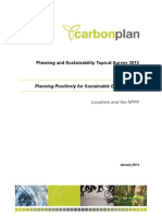 CarbonPlan Topical Survey 2012 Planning Positively For Sustainable Development