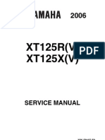 Yamaha XT 125 Service Manual