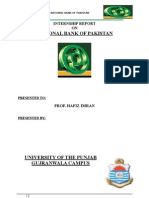 Internship Report of National Bank of Pakistan