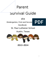 Parent Survival Guide: St. Paul Lutheran School Austin, Texas