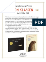 Jon Klassen Book Activity Kit