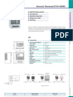 Electronic Thermostat ET 011 (24VDC)