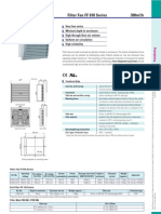 Filter Fan FF 018 Series 300m /H