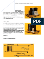 Construcción de Una Fuente Dobladora de Tensión