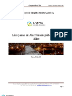 Ficha Tecnica Lamparas de Alumbrado Publico Led