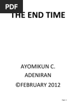 The End Time - Book