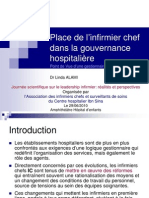 Place Infirmier Chef Gouvernance Hospitaliere