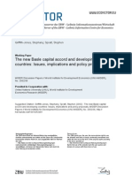 The New Basle Capital Accord and Developing Countries: Issues, Implications and Policy Proposals