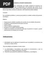 Cuidados A Paciente Neurologico.