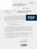 DO - 041 - S2012 - Adoption of The Revised Manual On DPWH Highway Safety Design Standards May 2012