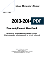 Student-Parent Handbook 13-14