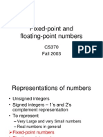 Fixed Point and Floating Point Representation #2